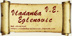 Vladanka Eglenović vizit kartica